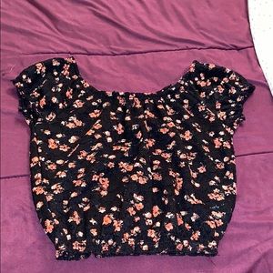 off the shoulder shirt